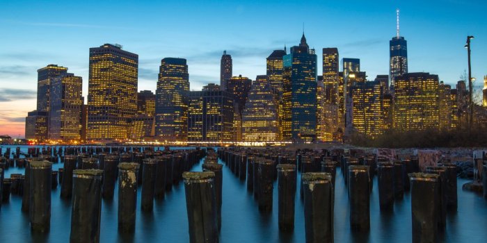 1280x1024 The Port Manhattan New York City Sunset Dusk Landscape 4k Ultra Hd