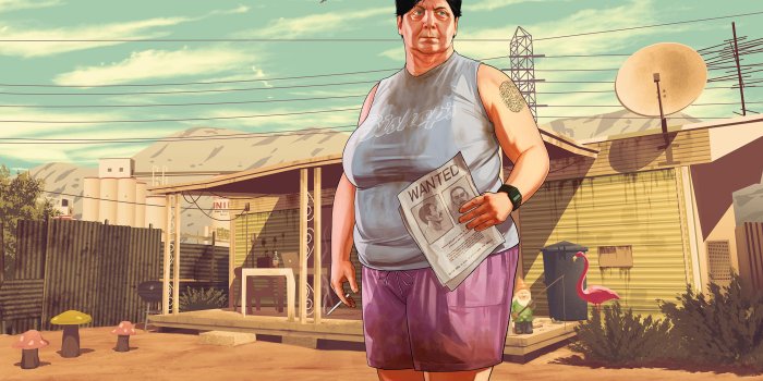 3840x2400 Images GTA 5 elderly women Maude Fat Games 3840x2400