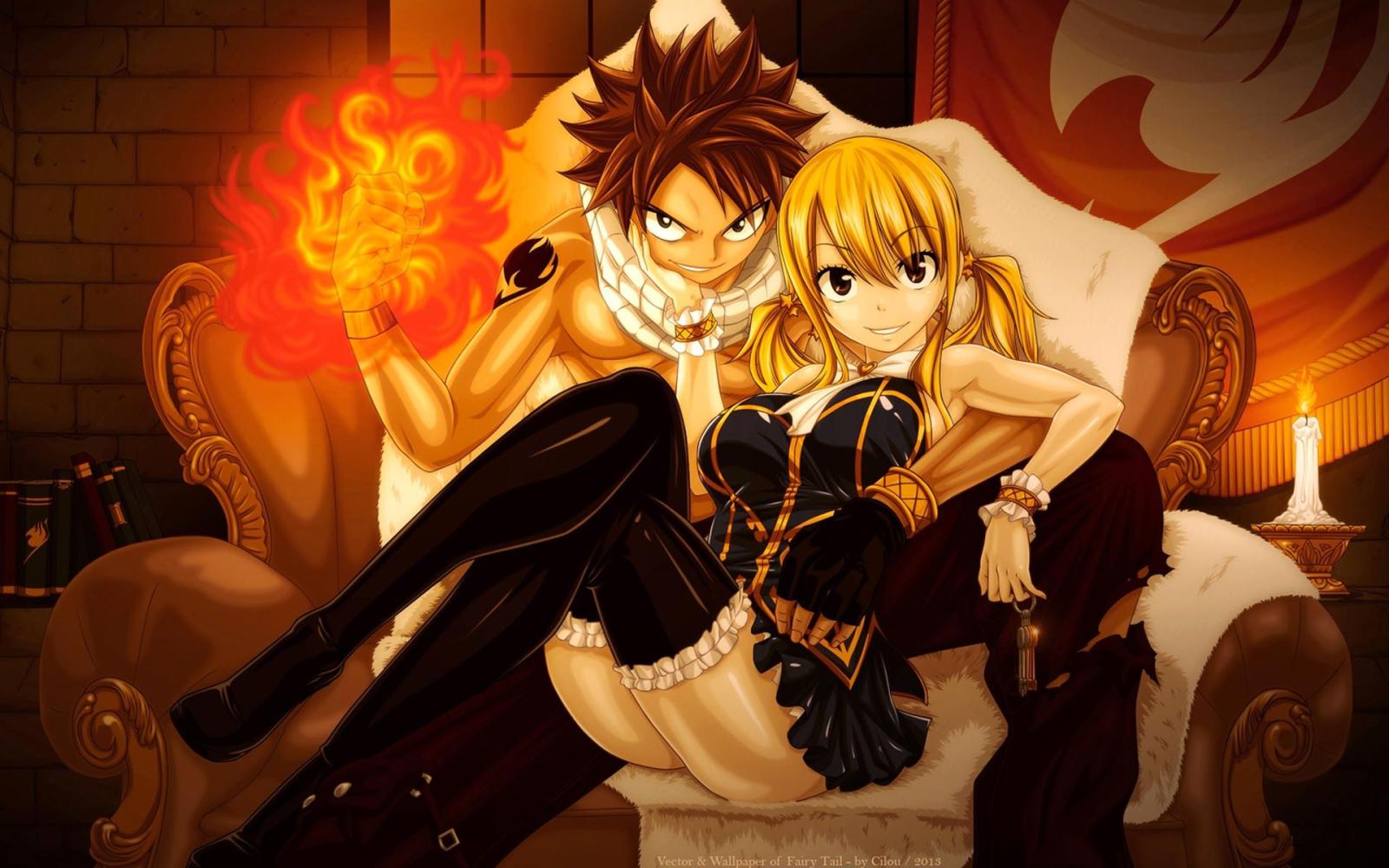 1920x1200 Fairy Tail Natsu And Lucy Wallpapers High Quality | Anime HD Wallpaper