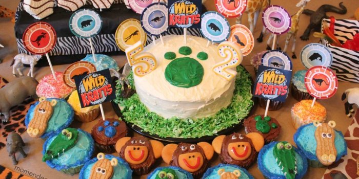 1084x812 Wild Kratts Birthday Printables Cake Topper Invitations Envelopes