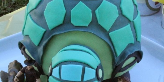 750x1125 Wild Kratts Tortuga Cake