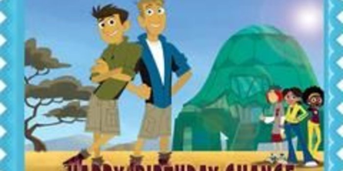 3200x2560 46422267 Wild Kratts Characters Edible Birthday Cake Topper OR