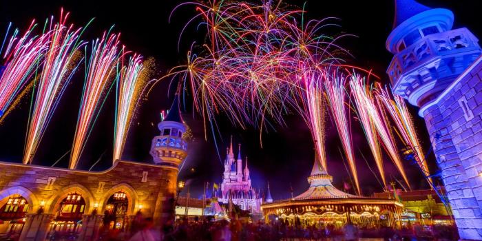 1439x900 Disney World Castle Wallpaper Fireworks - Nutrisi glucolife