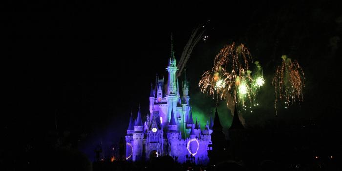 3456x2304 Fireworks Over Magic Kingdom Wallpaper - Disney World, Cinderella