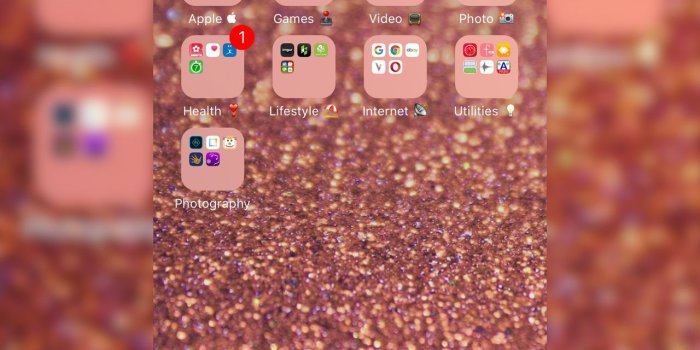 1280x1280 Rose gold iPhone wallpaper shared by Maya on We Heart It