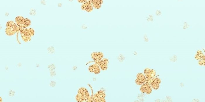 736x1309 Lucky Gold Glitter Shamrock iPhone Wallpaper Backgrounds Desktop