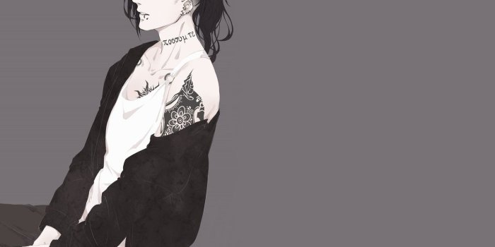 1332x850 Wallpaper guy, tattoo, Gul, Tokyo Ghoul, Tokyo ghoul, Uta images for