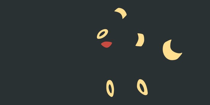 1920x1080 Umbreon Minimalist Wallpaper by Krukmeister | RA ideas