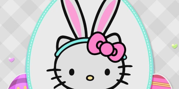 900x1600 Happy easter | Cute walls by me♡ | Hello kitty tattoos, Hello kitty