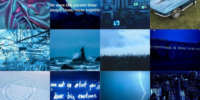 1280x800 Wallpaper — Everything Was Blue, Blue Aesthetic, Laptop...