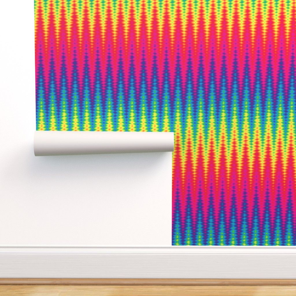 1024x1024 Rainbow Tie-Dye on Isobar by weavingmajor | Roostery Home Decor