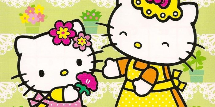 1280x1024 Get Hello Kitty Easter Wallpapers [1388x1269] for your Desktop