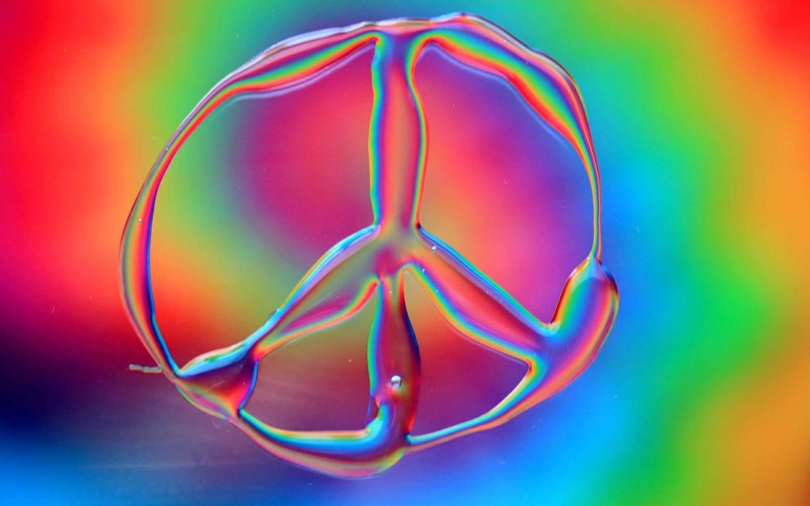 1680x1050 Rainbow Tie Dye Peace - Wallpapers Browse