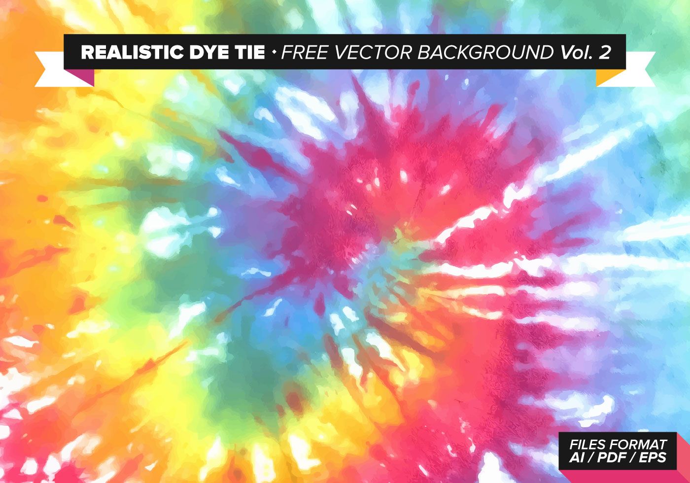 1400x980 Realistic Dye Tie Vector Background Vol. 2 - Download Free Vector