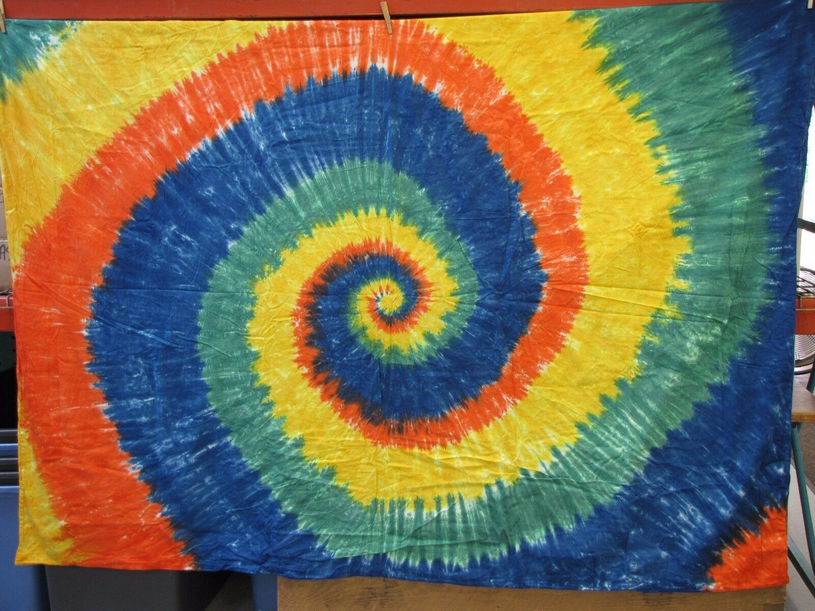 1600x1200 Brightside Tie-Dye Duvet Cover Set 300tc 100% Cotton Twin XL Dark Rainbow  (12)