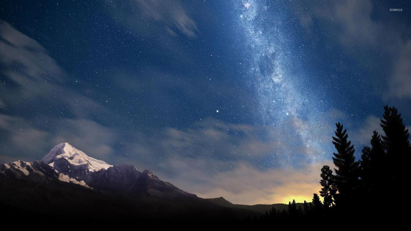 1920x1080 70+] Starry Night Sky Wallpaper on WallpaperSafari
