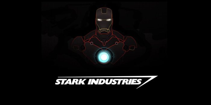1280x720 Wallpaper Iron Man, Stark Industries, Minimal, Dark, HD, 5K