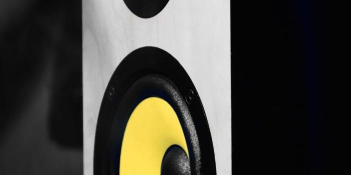 1050x1680 HD wallpaper: black subwoofer speaker, sound, speakers, close-up
