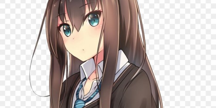 840x955 Wolf Cute Anime Girls , Png Download, Transparent Png - 618x875