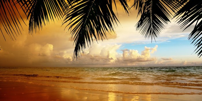1920x1200 nature, Landscape, Sky, Clouds, Sunset, Sand, Beach, Reflection