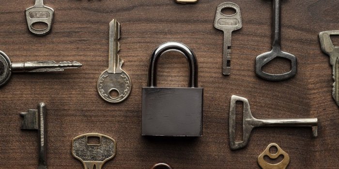 1332x850 Wallpaper metal, wood, key, lock, locksmith images for desktop