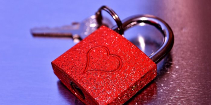 1280x720 Wallpaper Love heart, Lock, Key, 4K, Love, #8972