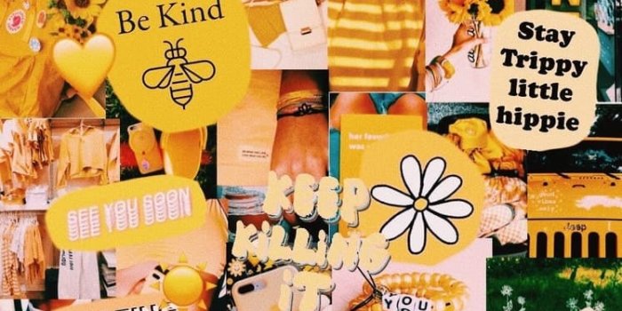 747x1280 Yellow Aesthetic Backgrounds Collage, Hd Wallpapers & backgrounds