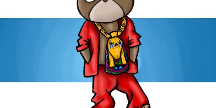 1251x1002 50+] Kanye West Bear Wallpaper on WallpaperSafari