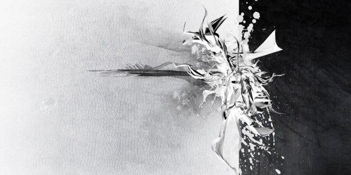 1440x900 Kaliber on Black and White | White wallpaper, Black, white