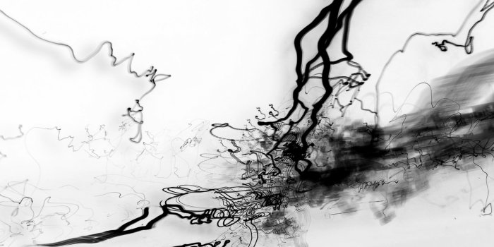 1920x1200 Black and white abstract painting, abstract HD wallpaper | Wallpaper