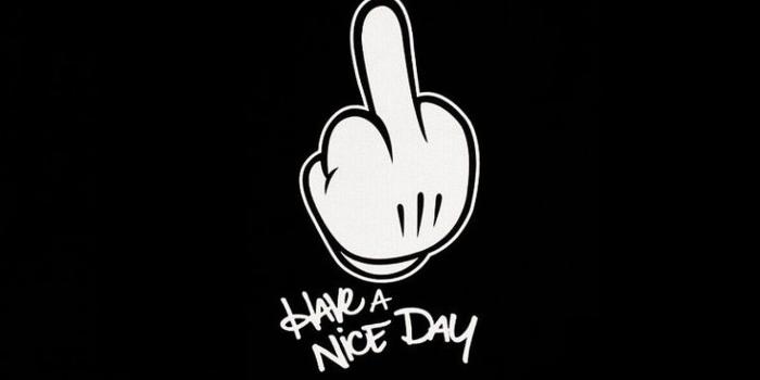 1280x893 Funny Middle Finger Black Background Wallpapers HD / Desktop and