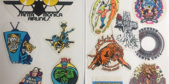 1024x768 Vintage Old School Skateboard Stickers | jeskobra