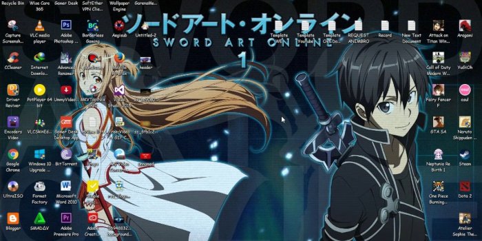 1280x720 Wallpaper Engine [NON STEAM] Sword Art Online Wallpaper Preview