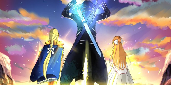 2048x1536 Crossover - Sword Art Online & Devil May Cry 5 HD wallpaper download
