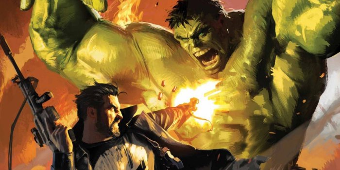 1244x700 Hulk (comic character) The Punisher artwork Marvel Comics wallpaper