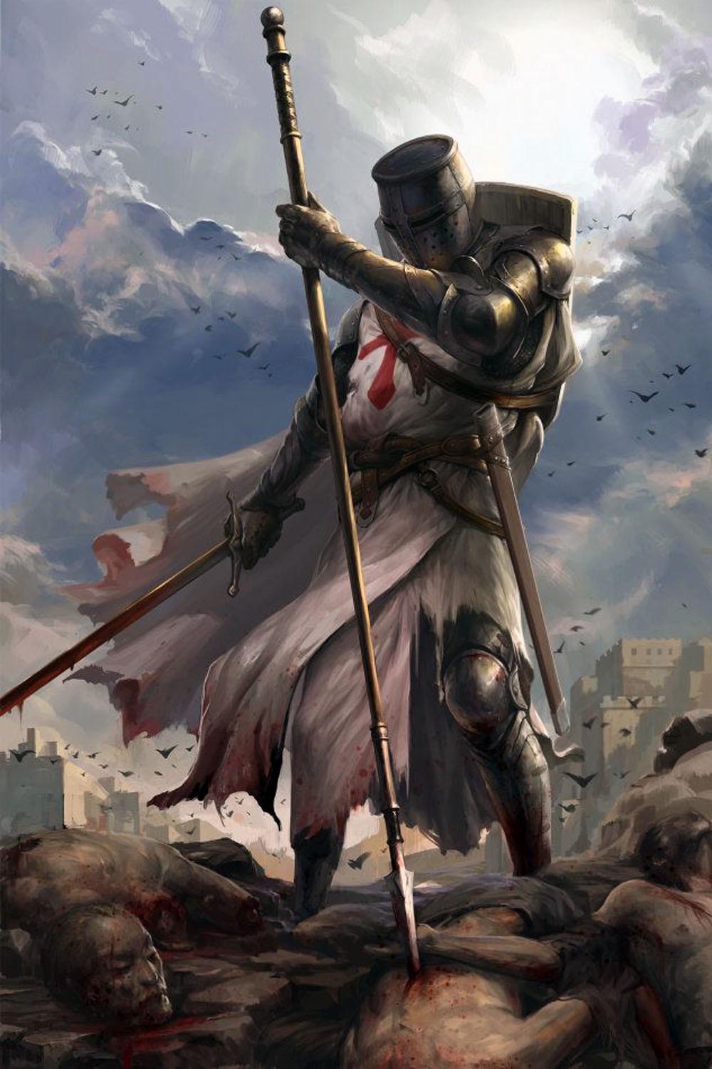 1000x1501 My iPhone 7 lock screen. Crusader or Templar for you guys that play