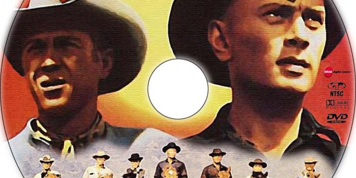 1394x1394 Magnificent Seven | The Magnificent Seven DVD Label (1960) R1 Custom