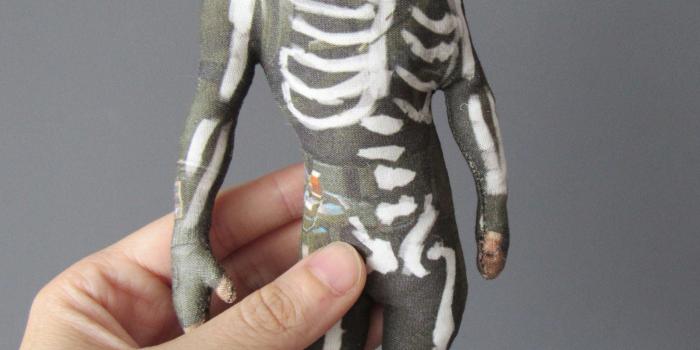 2250x3000 Skull trooper soft toy of Fortnite Battle Royale brite backpack