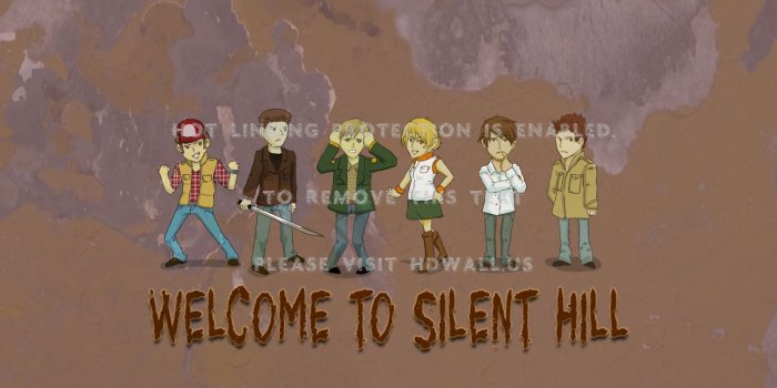 1600x1200 welcome to silent hill anime cartoon