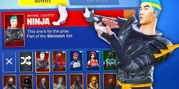 1280x720 FORTNITE *NEW* NINJA SKIN HACK?! (Battle Royale Custom Skin Mod