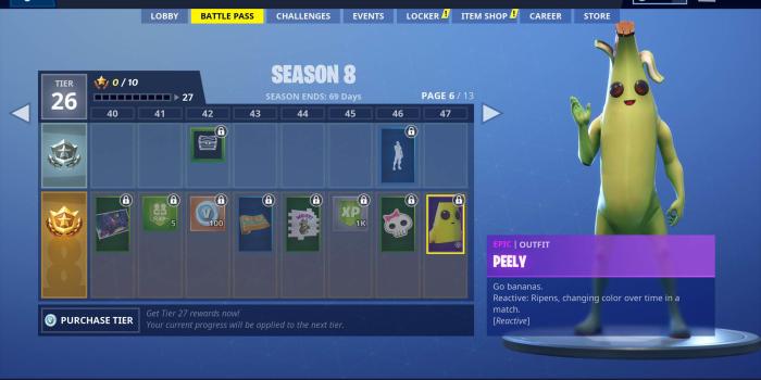 1920x1080 Fortnite Season 8 Skins: Blackheart, Peely The Banana, Hybrid, And