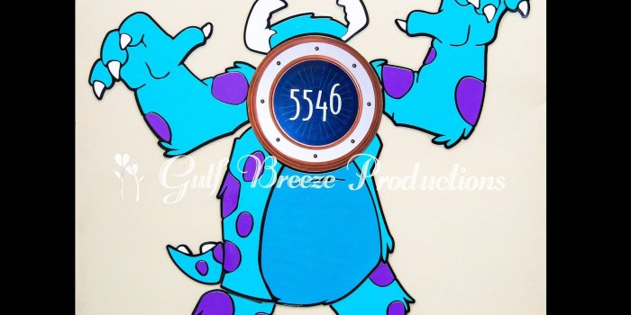 2400x2398 Sulley Monsters Inc Disney Cruise Door Mag Disney Cruise - Cartoon