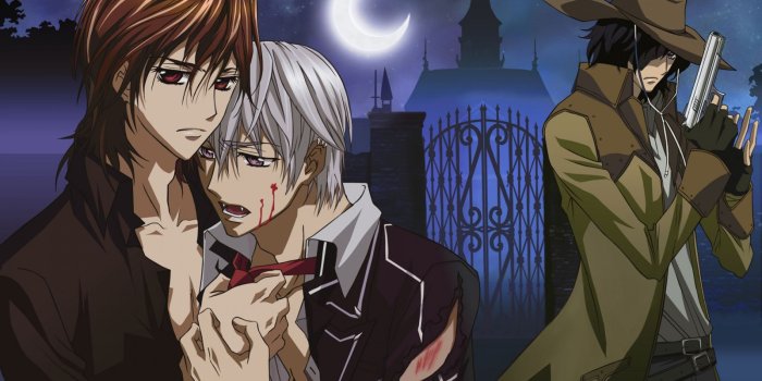 1600x900 Vampire Knight, Zero Kiryu, Vampire, Kaname Kuran, Yuki Cross 16:9