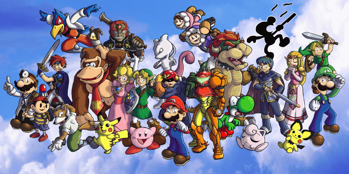 3010x1492 Super Smash Bros. Melee by ChetRippo ~ Super Smash Bros