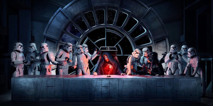 2500x1278 Star Wars Last Supper Wallpaper ·① WallpaperTag