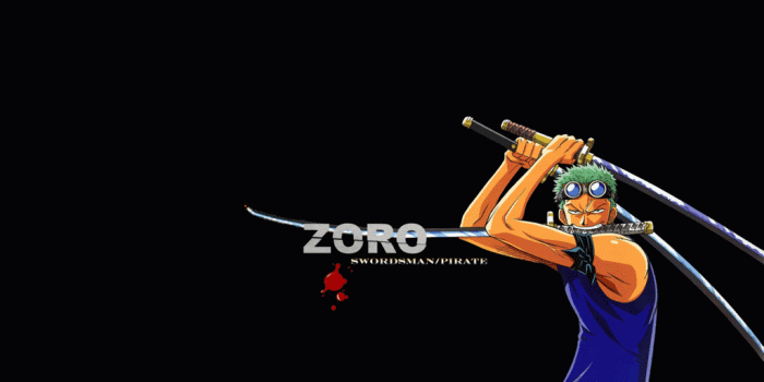 1024x768 Roronoa Zoro One Piece Anime Wallpaper Black B #5772 Wallpaper