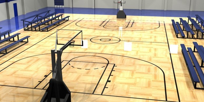 1600x1200 Basketball Court Background HD