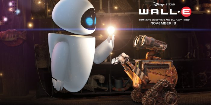 1920x1080 Wall-E and Eve Desktop Wallpaper