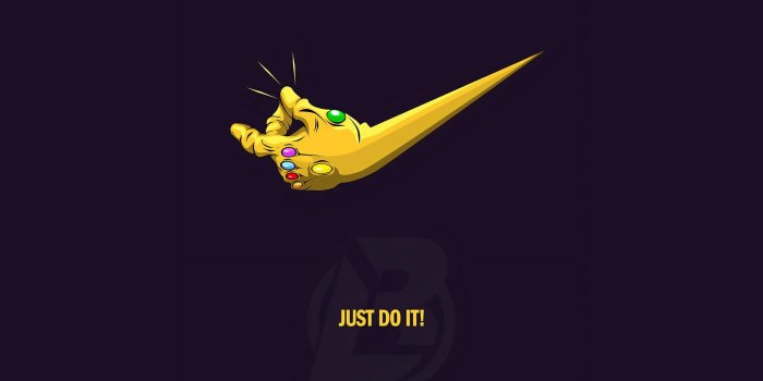 3840x2160 Wallpaper 4k Just Do It Thanos 4k-wallpapers, behance wallpapers, hd