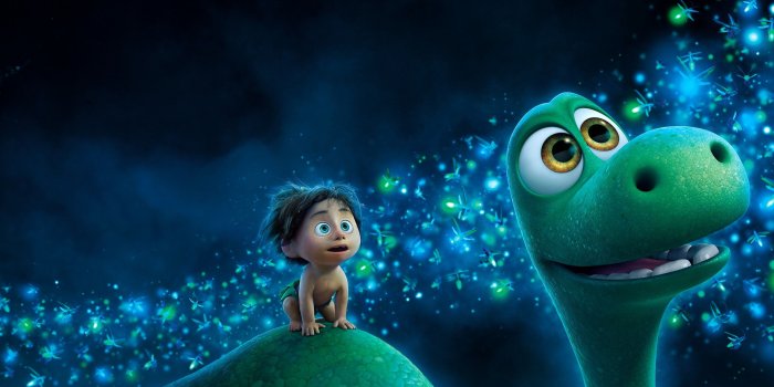 2560x1440 Wallpaper The Good Dinosaur, dinosaur, boy, Brachiosaurus, Pixar